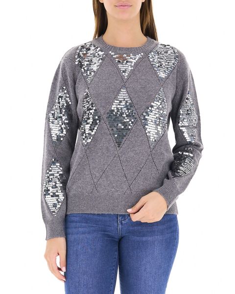 Maglione con paillettes