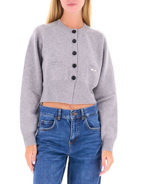 Cardigan misto lana