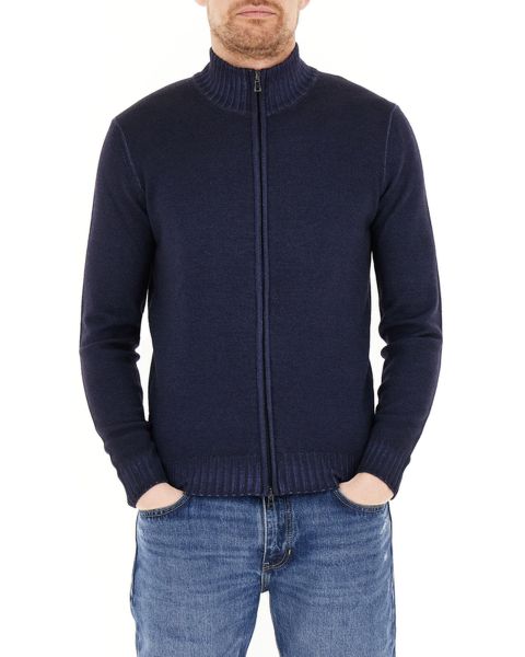 Cardigan con zip