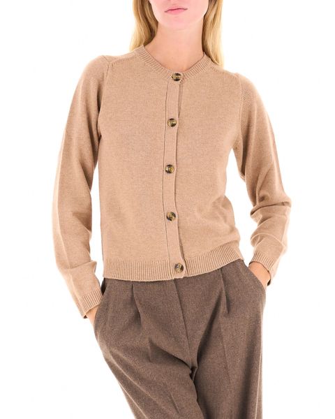 Cardigan girocollo