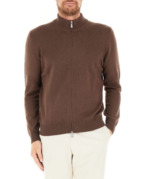 Cardigan con zip