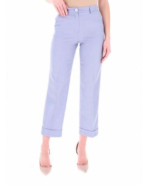 Pantalone con risvolto