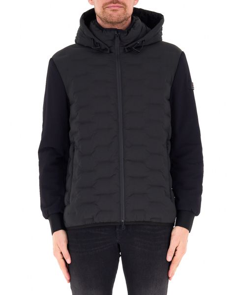 Piumino con inserti