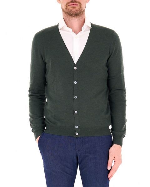 Cardigan lana vergine