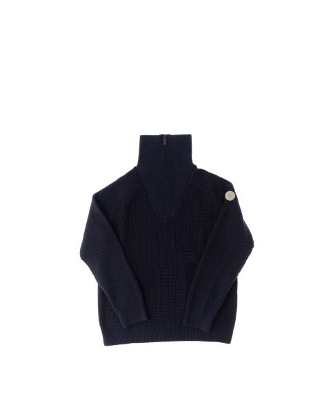 Maglione mezza zip