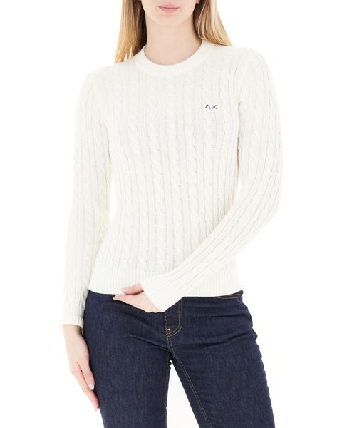Maglione a trecce