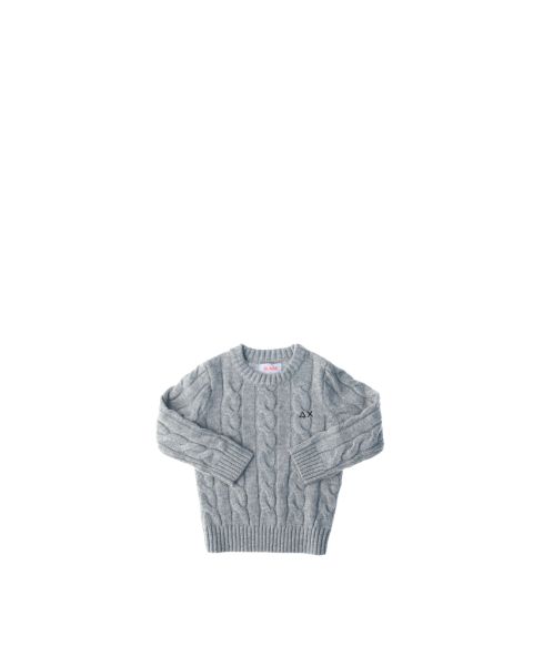 Maglione a trecce
