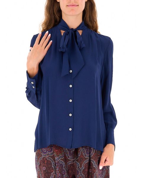 Blusa maniche lunghe
