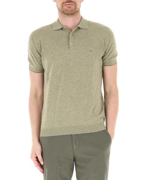 Polo misto lino