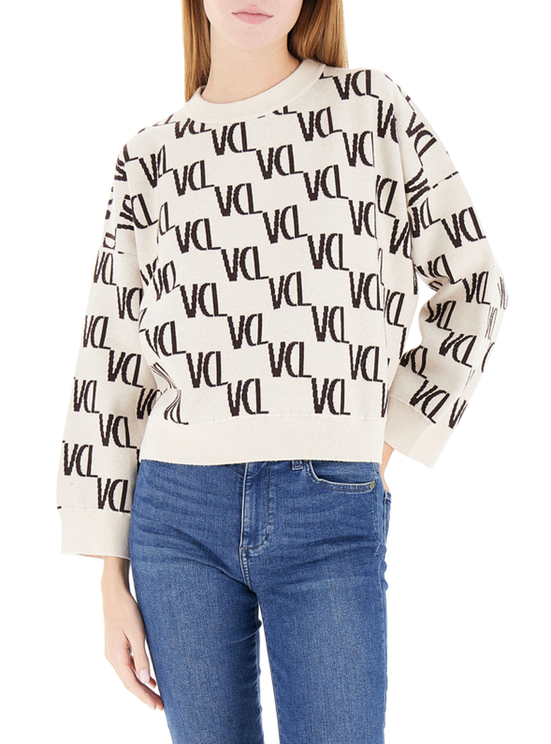 VICOLO Maglione girocollo DONNA 34231_22127F_TORTO Sorelle Ramonda