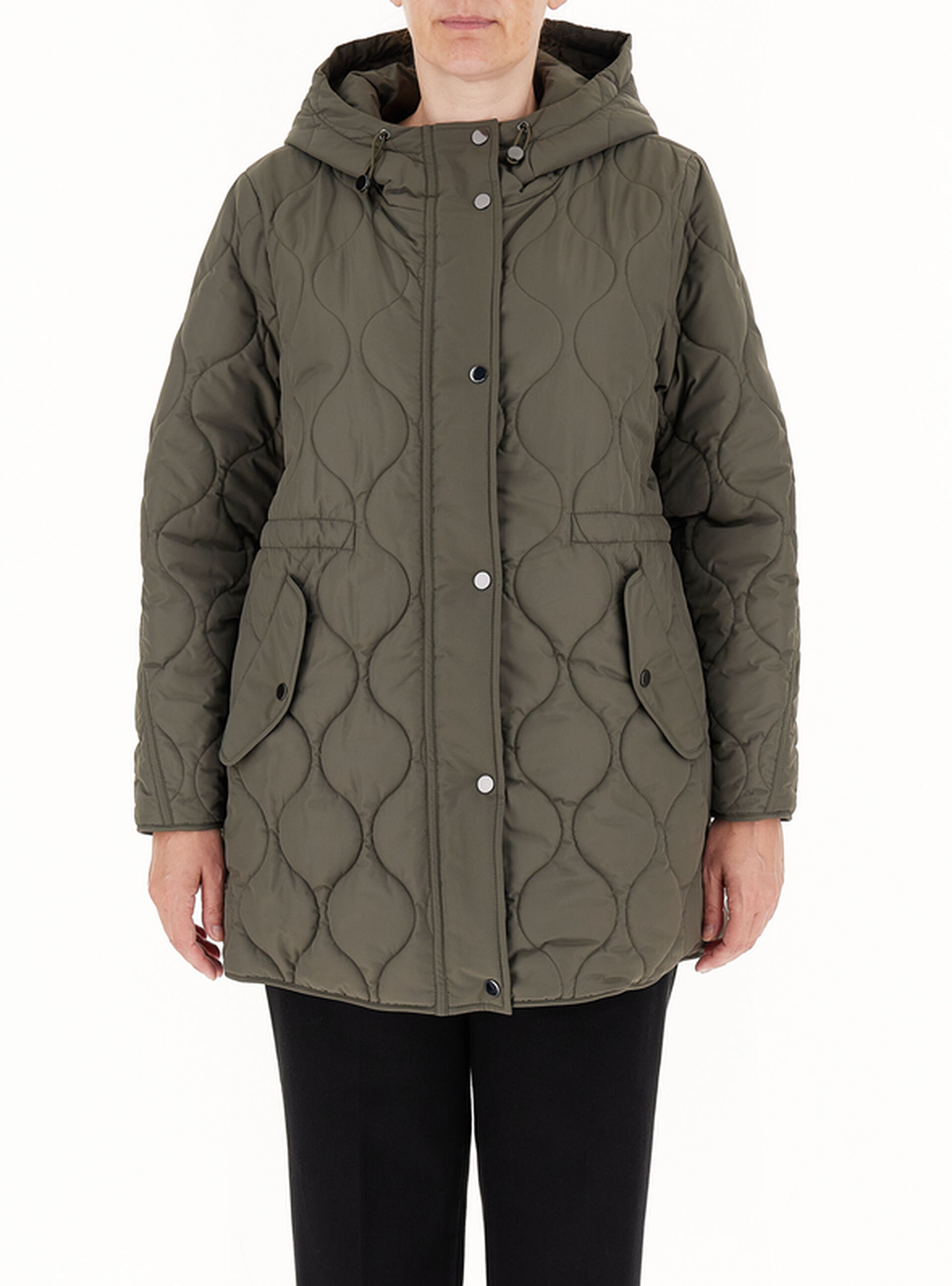 PERSONA by MARINA RINALDI Piumino con cappuccio DONNA