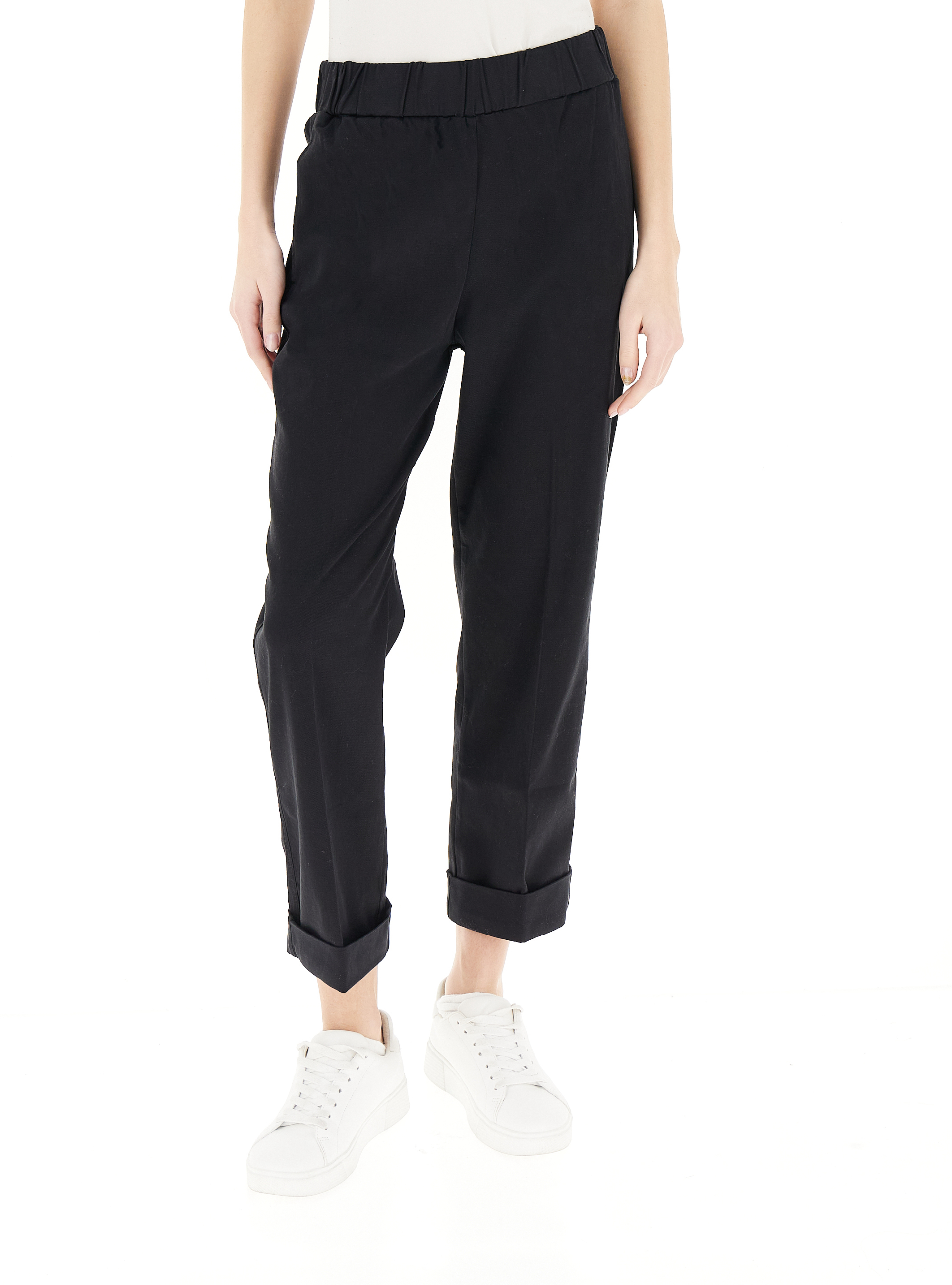 DEHA Pantalone misto cotone NERO L