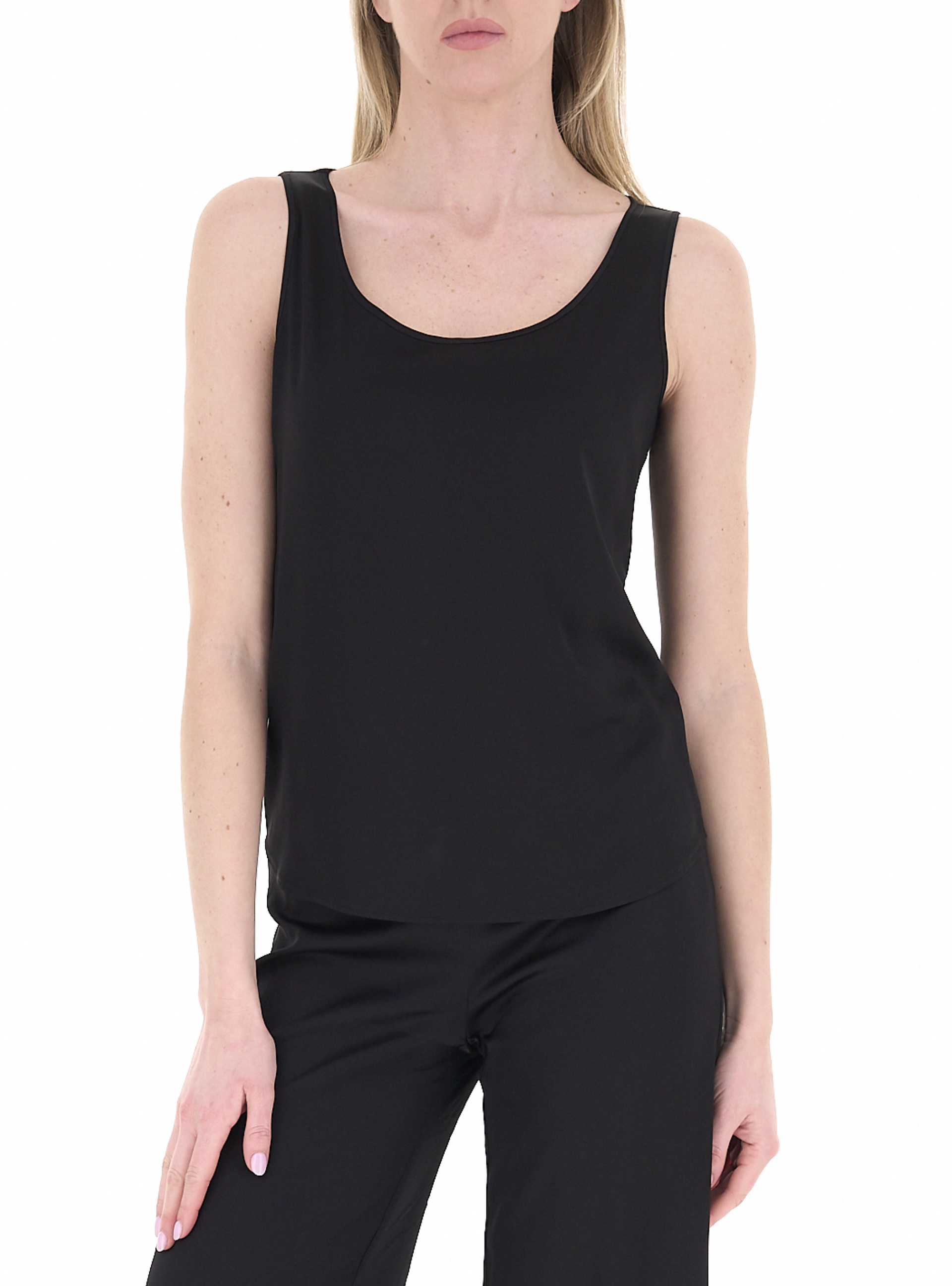 LINKS Blusa smanicata NERO