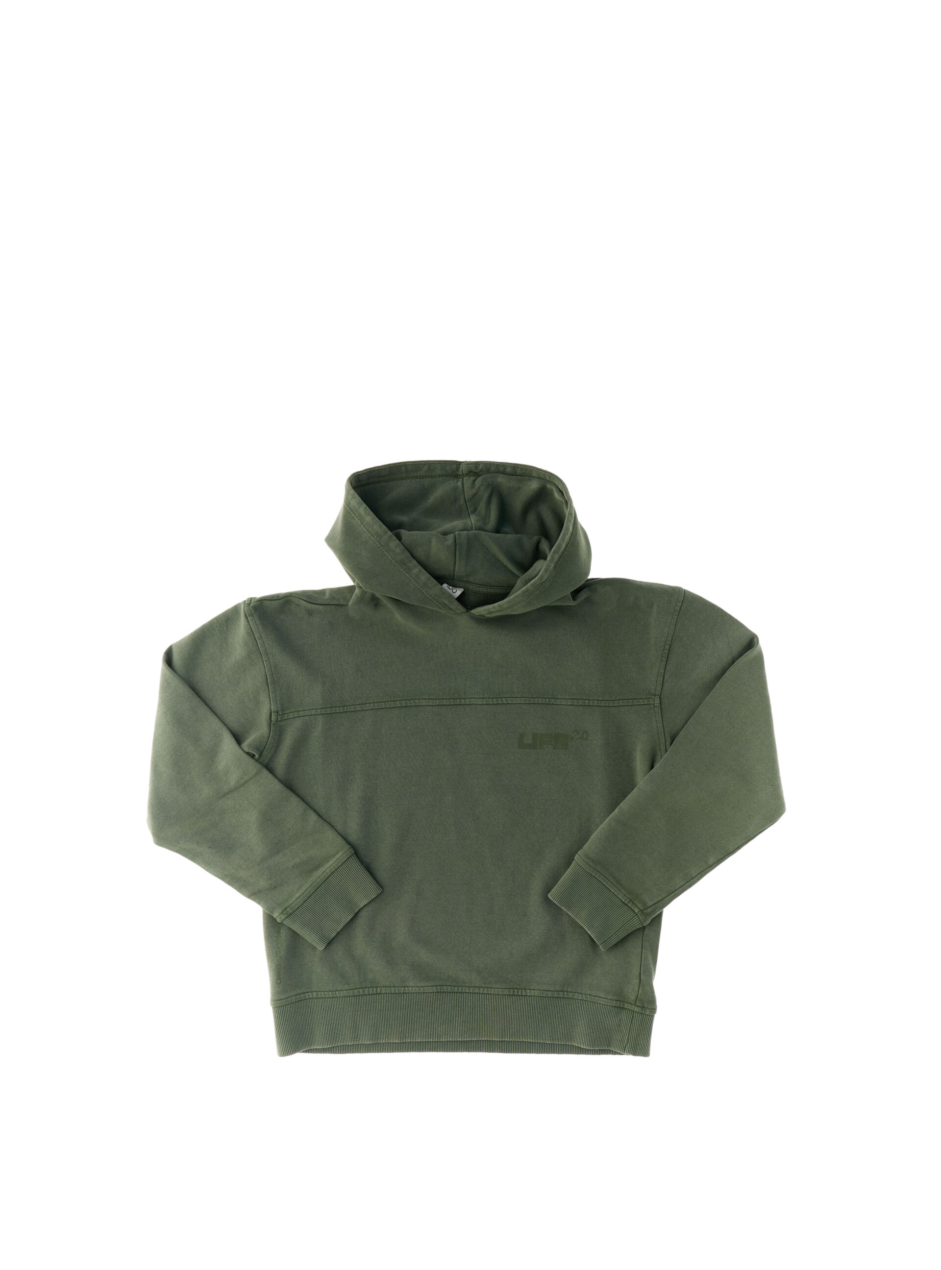 Felpa con cappuccio VERDE MILITARE