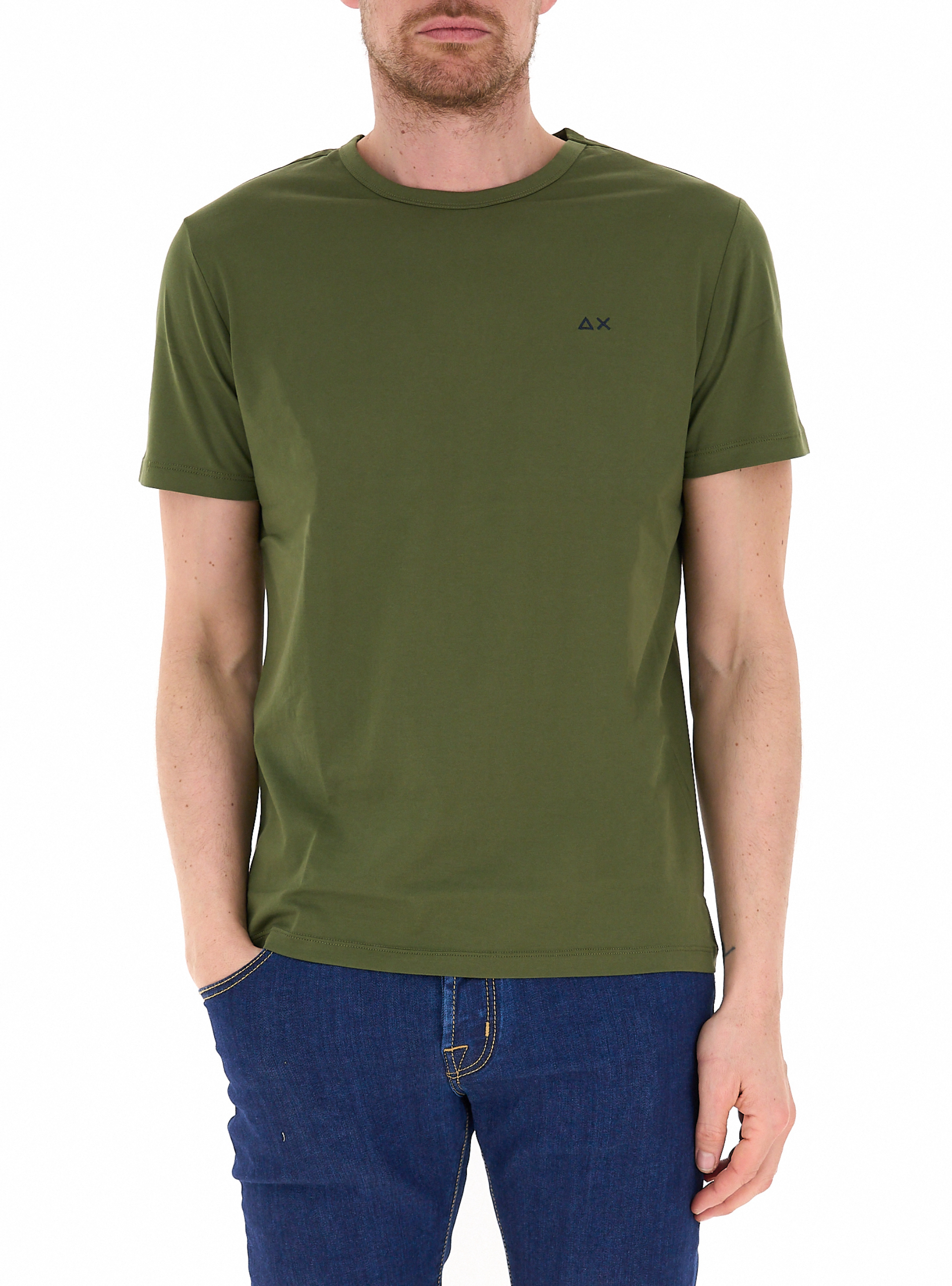 T-shirt girocollo VERDE OLIVA XXL