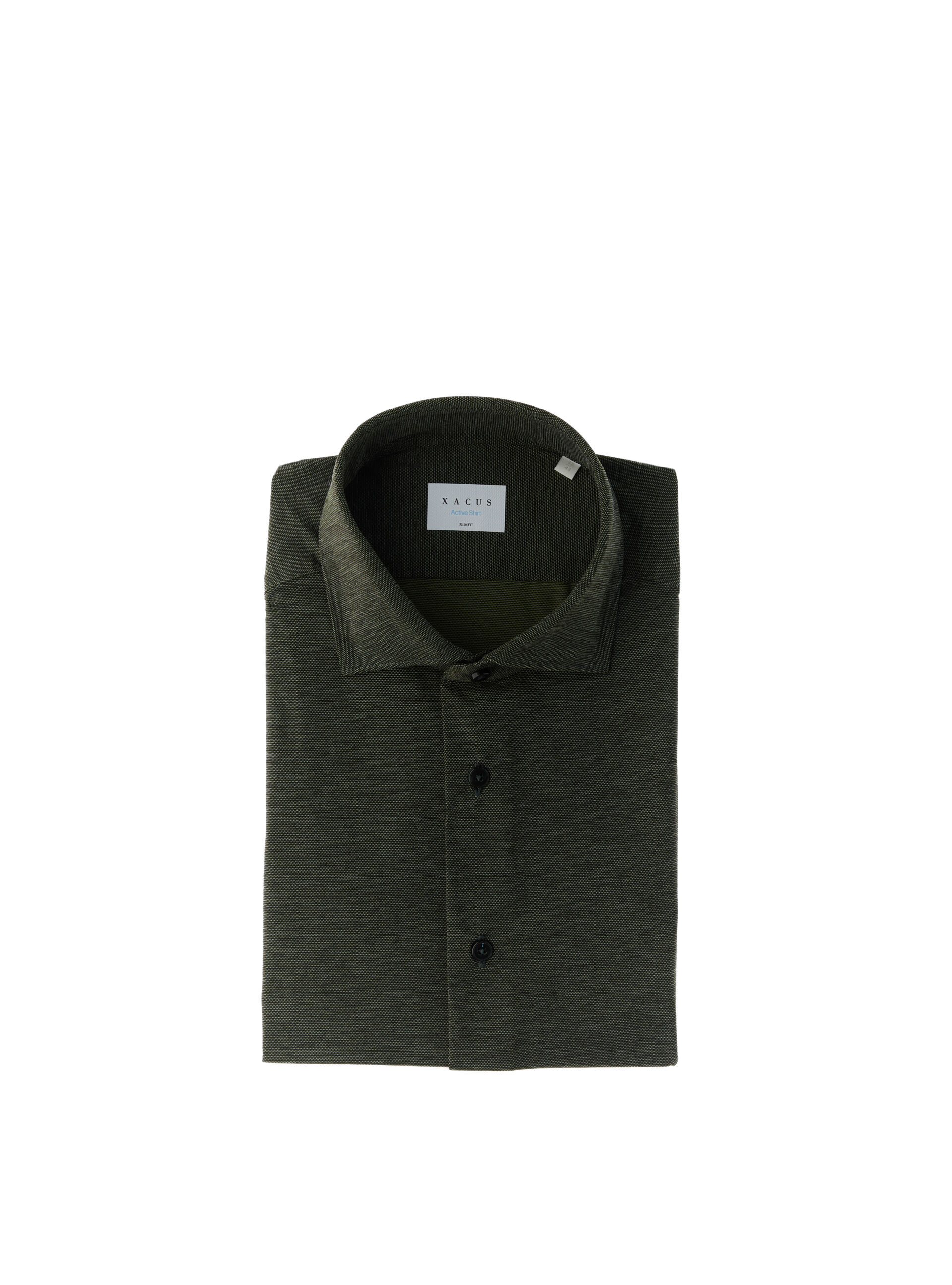 Camicia active slim VERDE SCURO 42