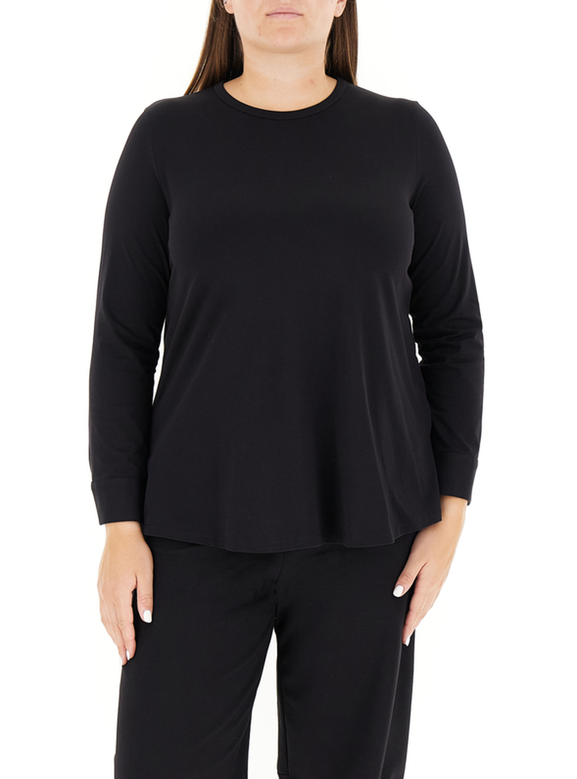 JURERE T-shirt con polsini NERO