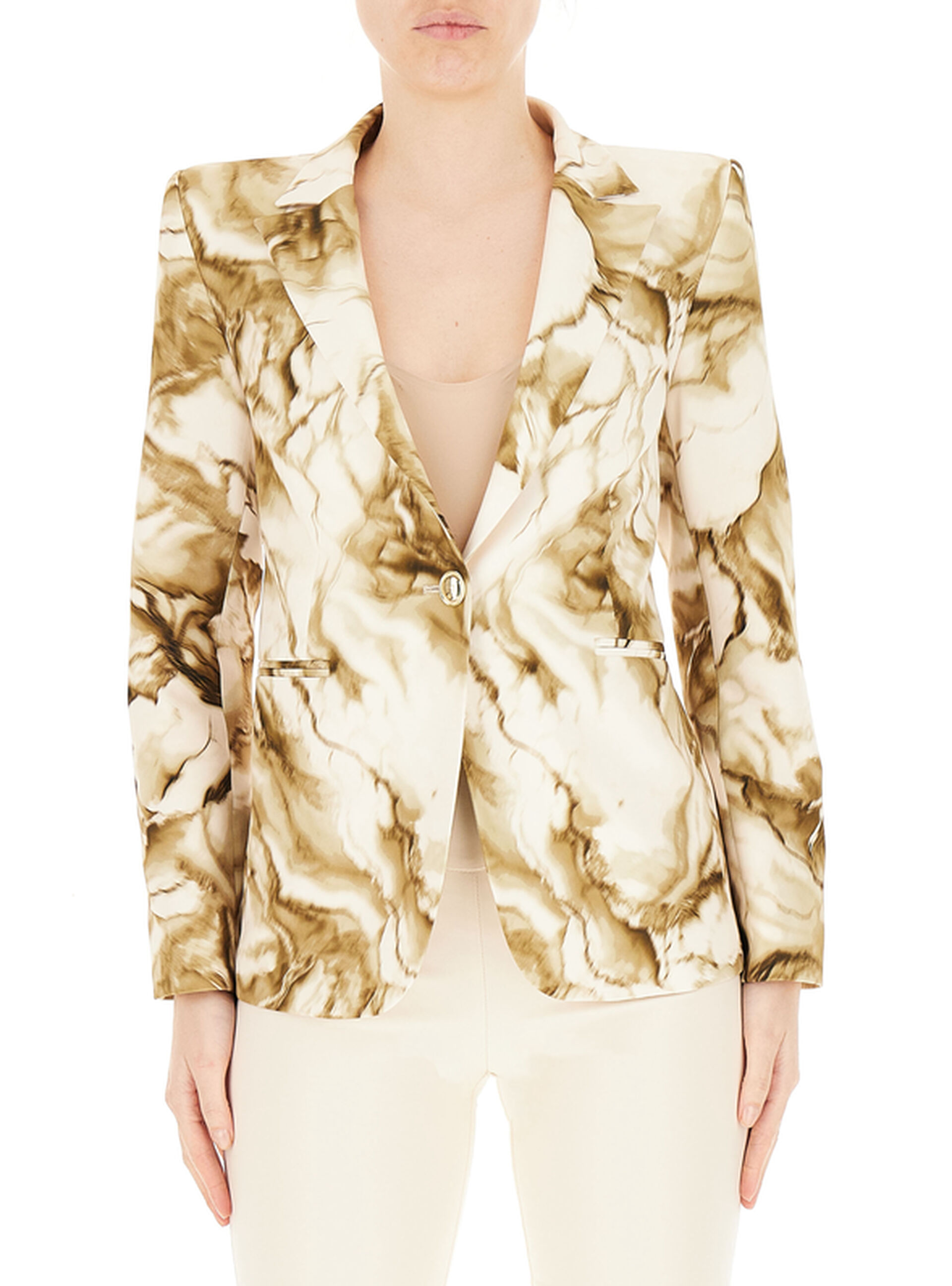 Blazer monopetto SABBIA