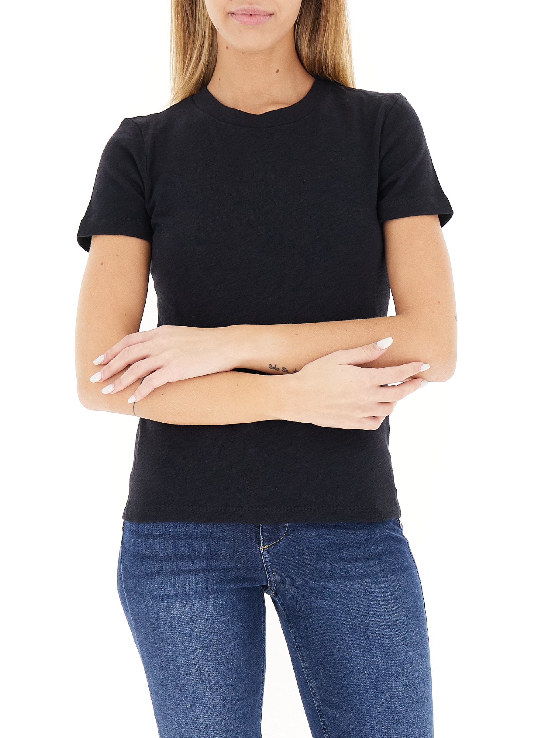 T-shirt girocollo NERO