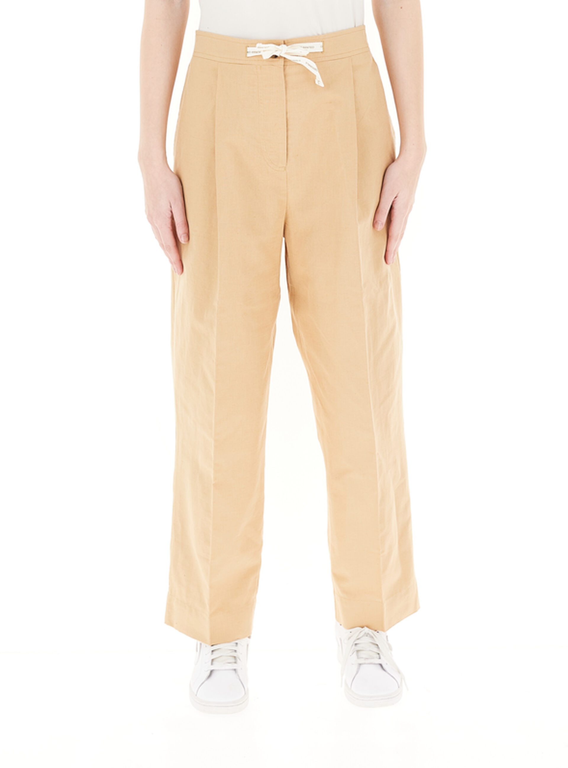 Pantalone wide leg ORIGINALS BEIGE