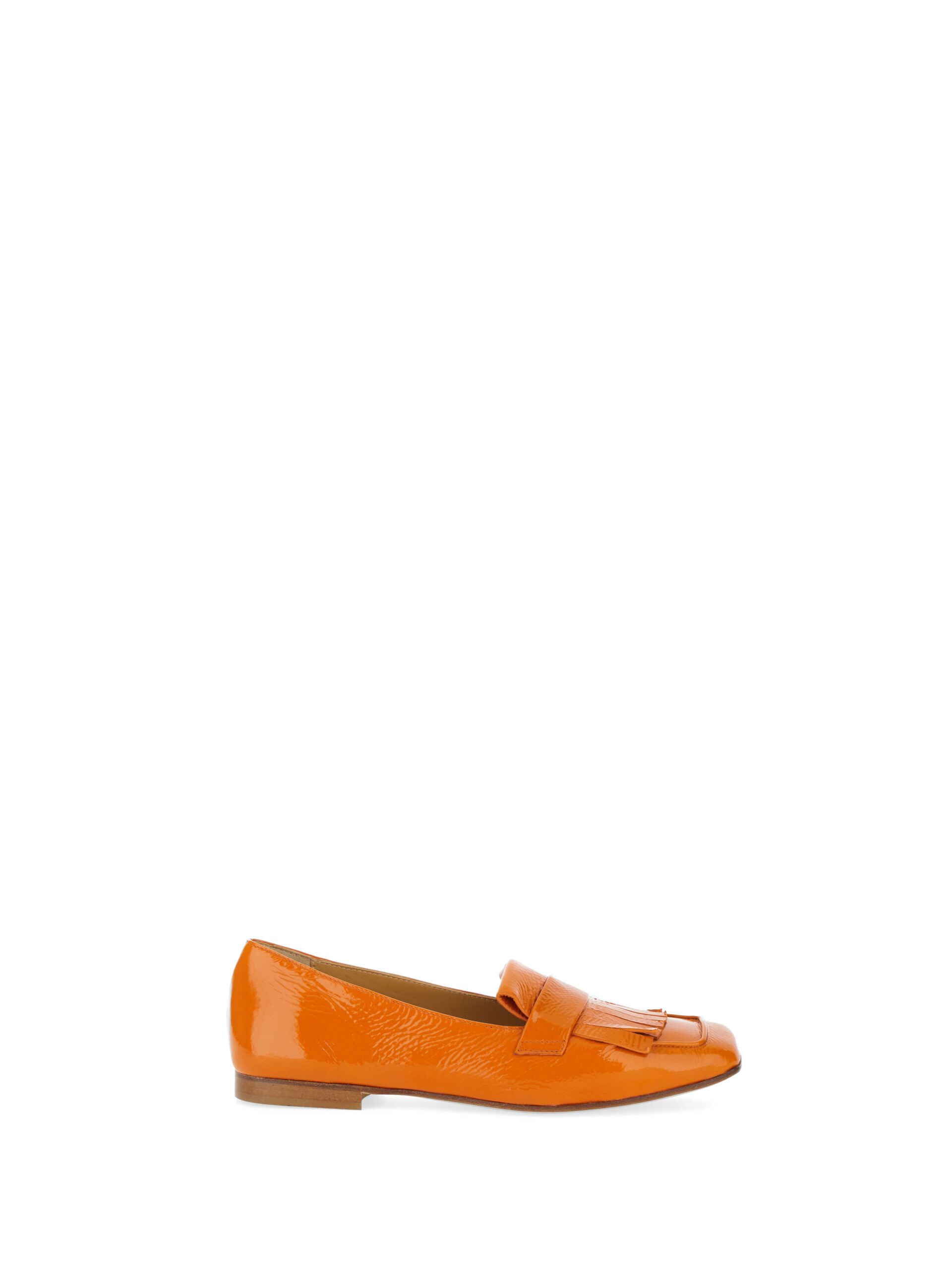 Mocassini in vernice ARANCIONE