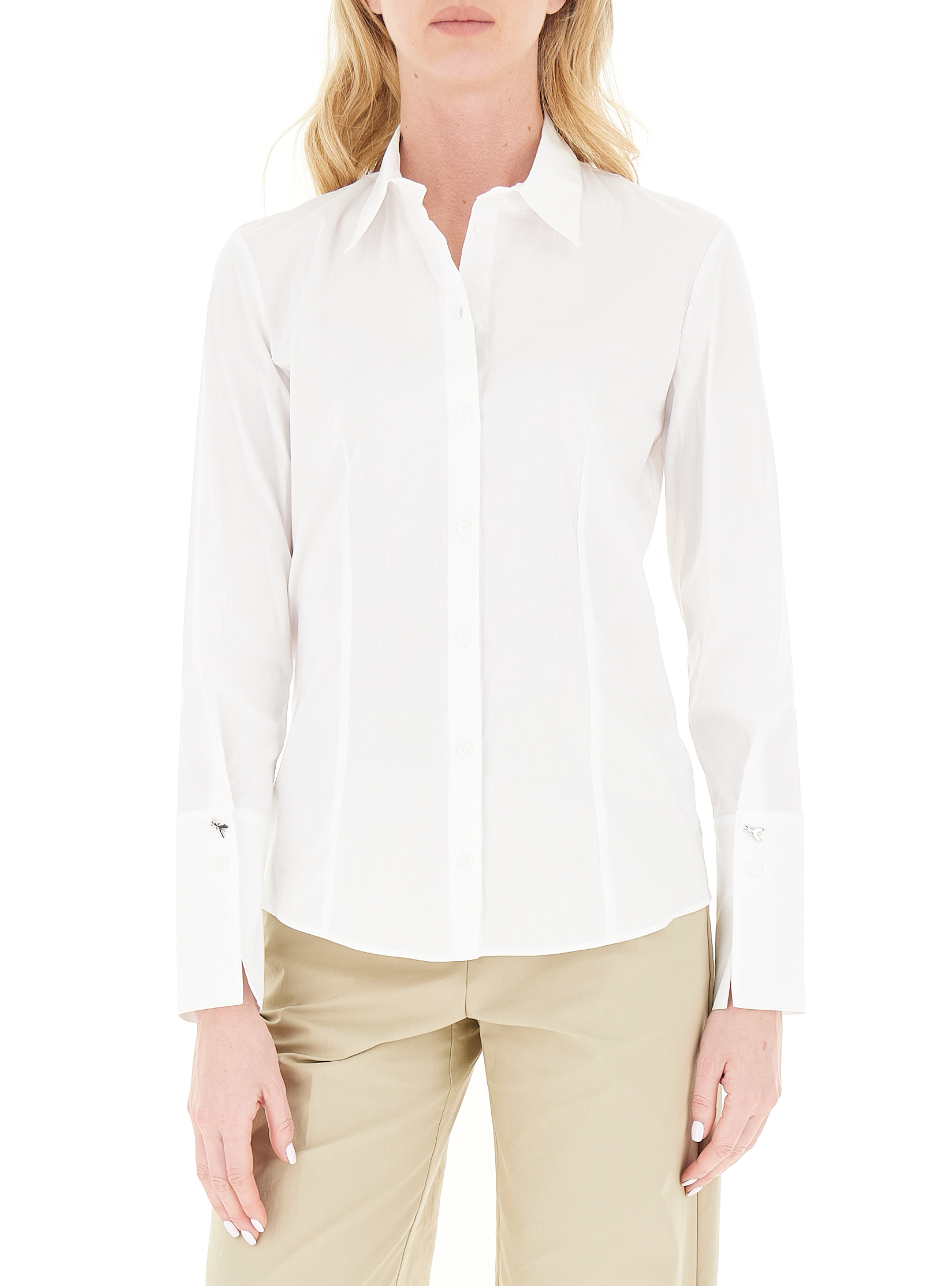 PATRIZIA PEPE Camicia slim BIANCO