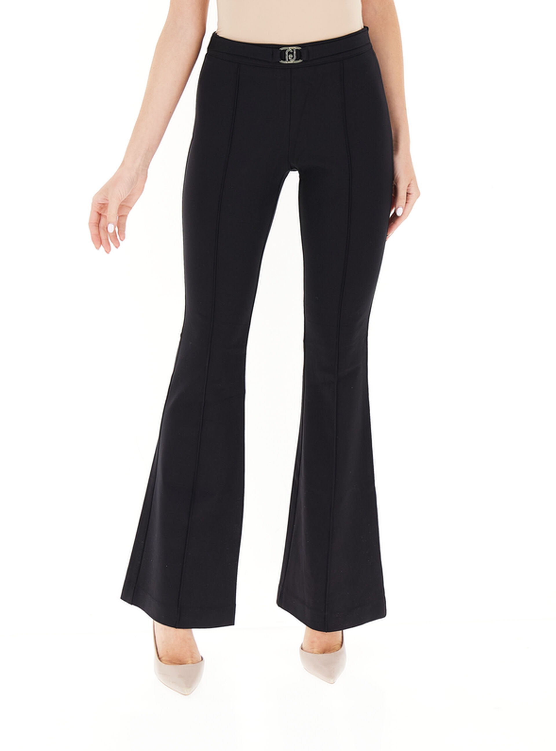 Pantalone Flare LIU JEANS NERO 44