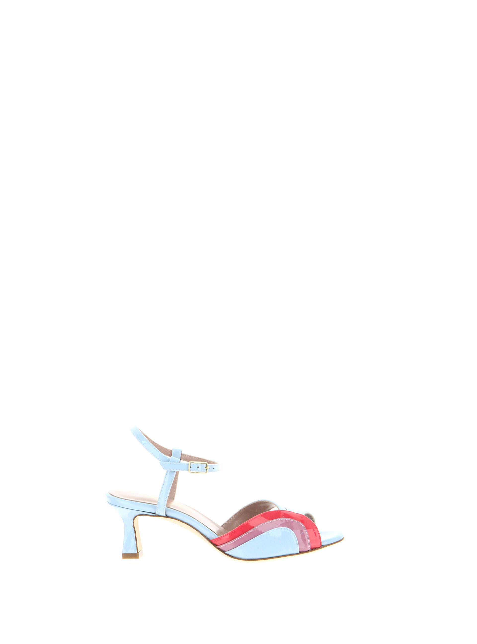 Sandali in vernice AZZURRO