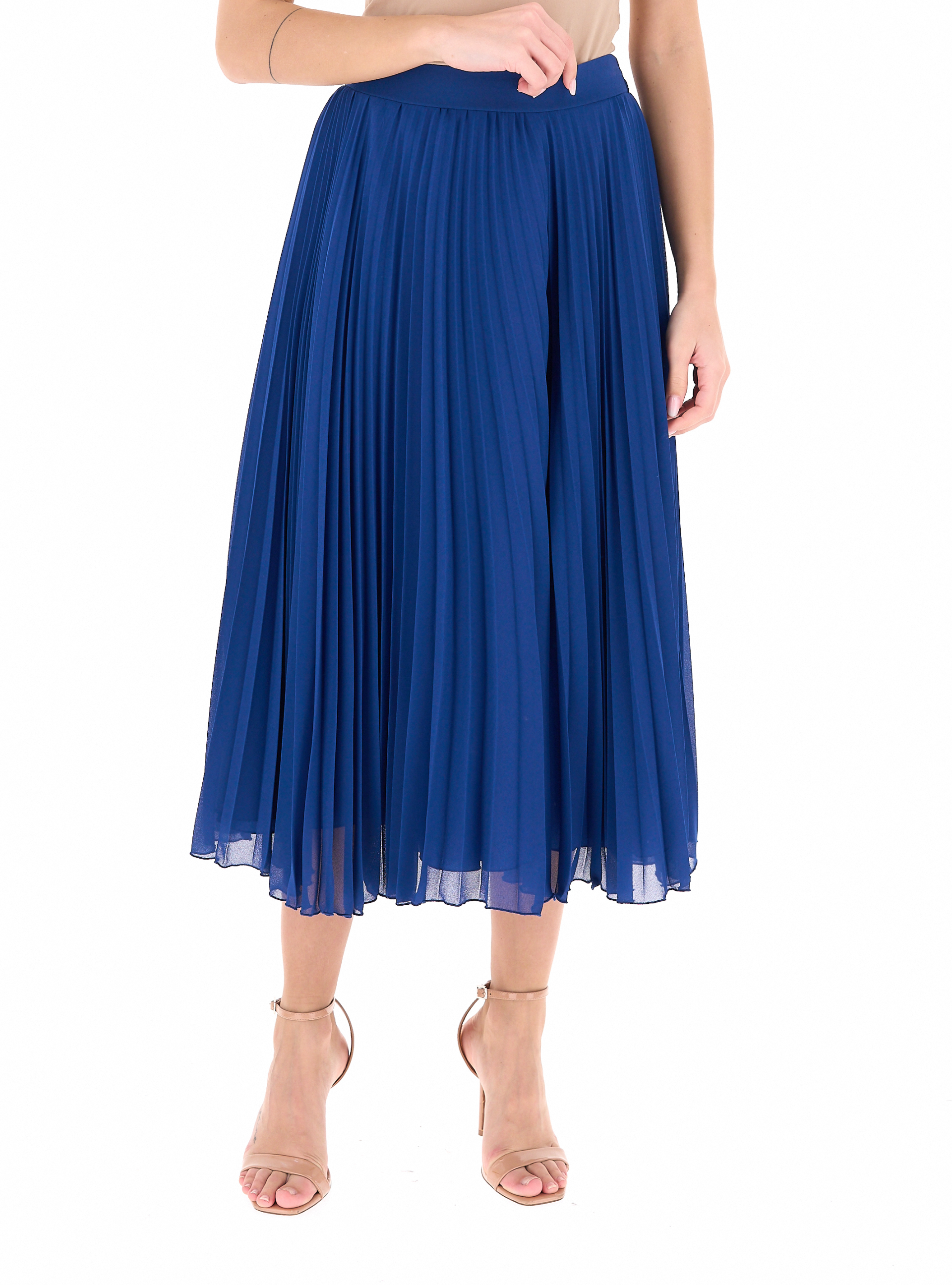 Gonna plissettata BLU OCEANO XL