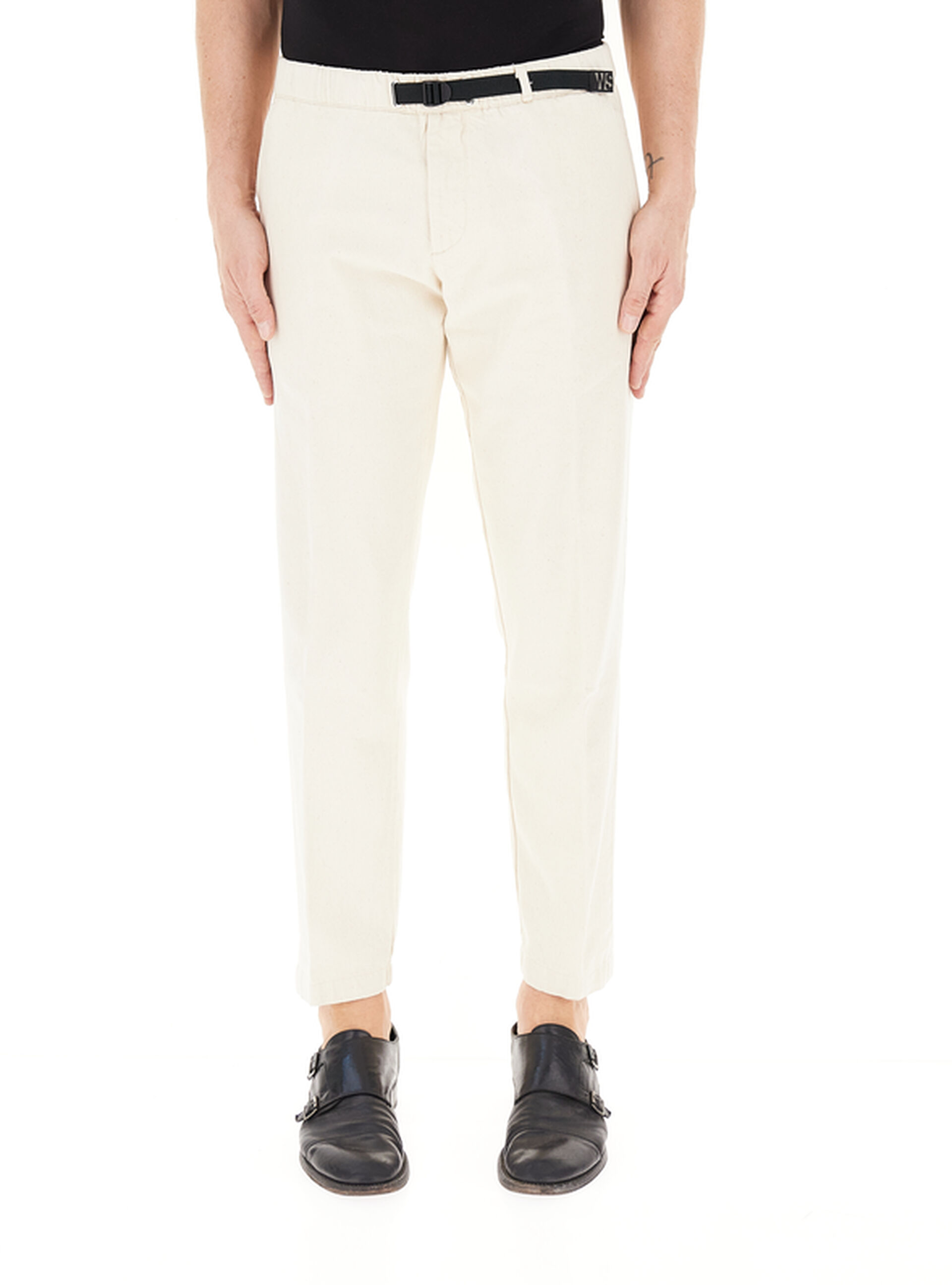 Pantalone vita elasticizzata PANNA 50