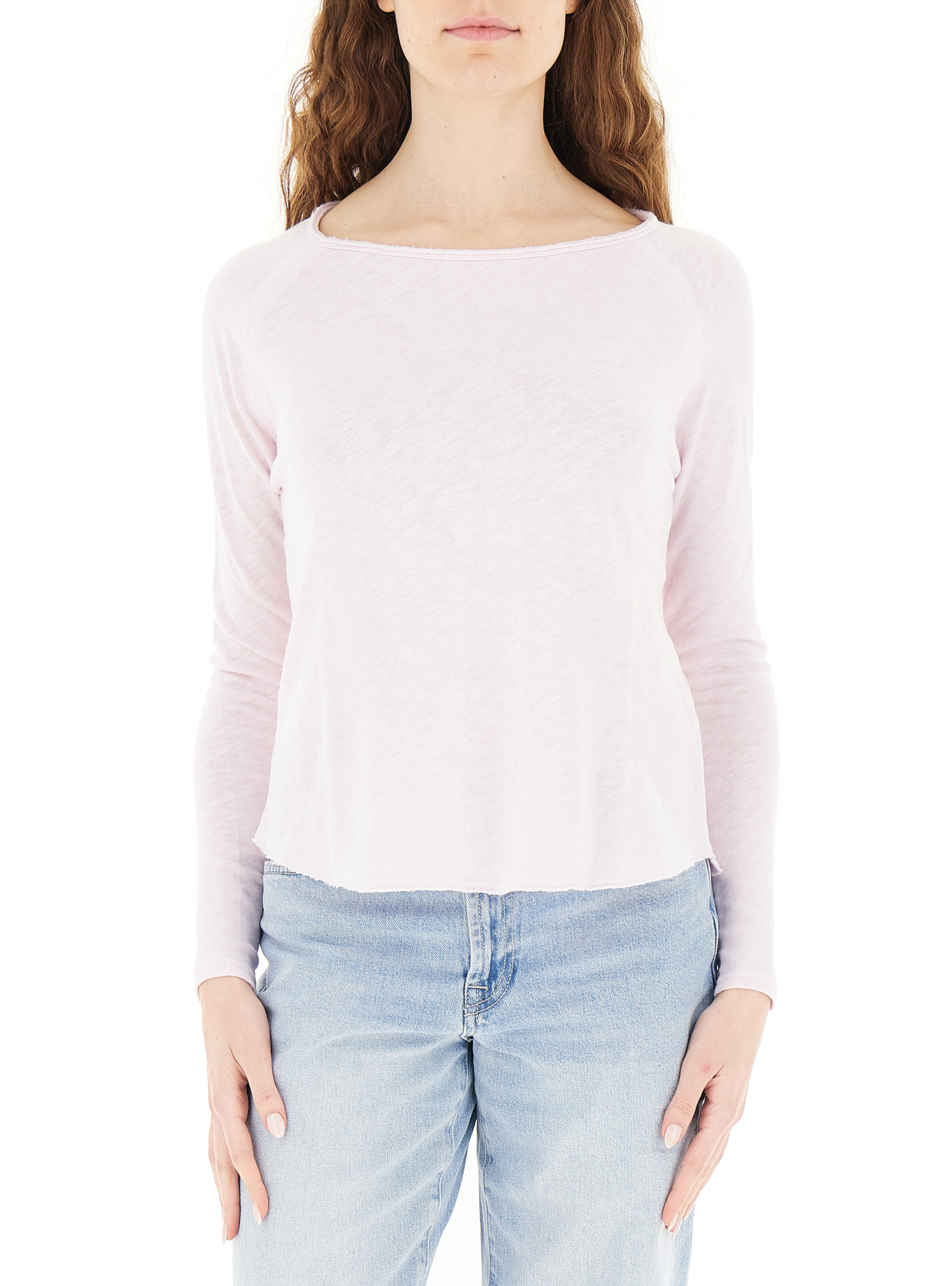 Maglia in cotone ROSA CHIARO L