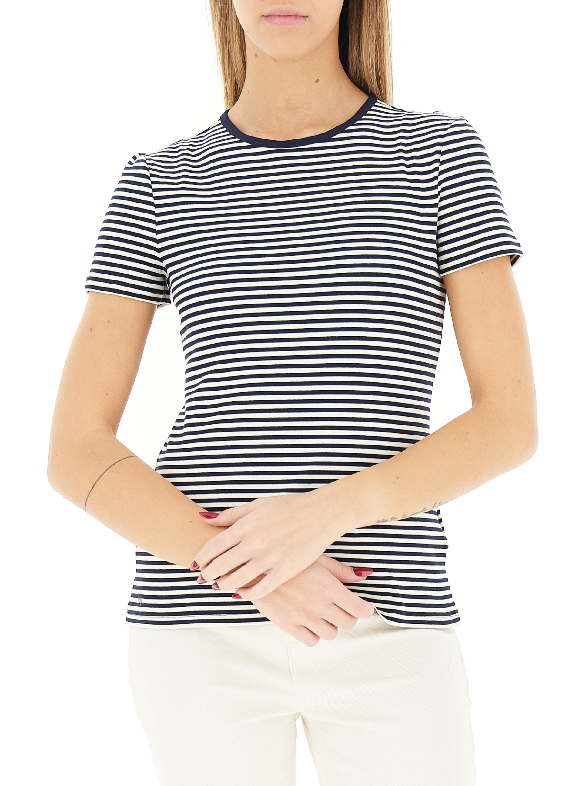 T-shirt girocollo LAUREN BLU NOTTE L