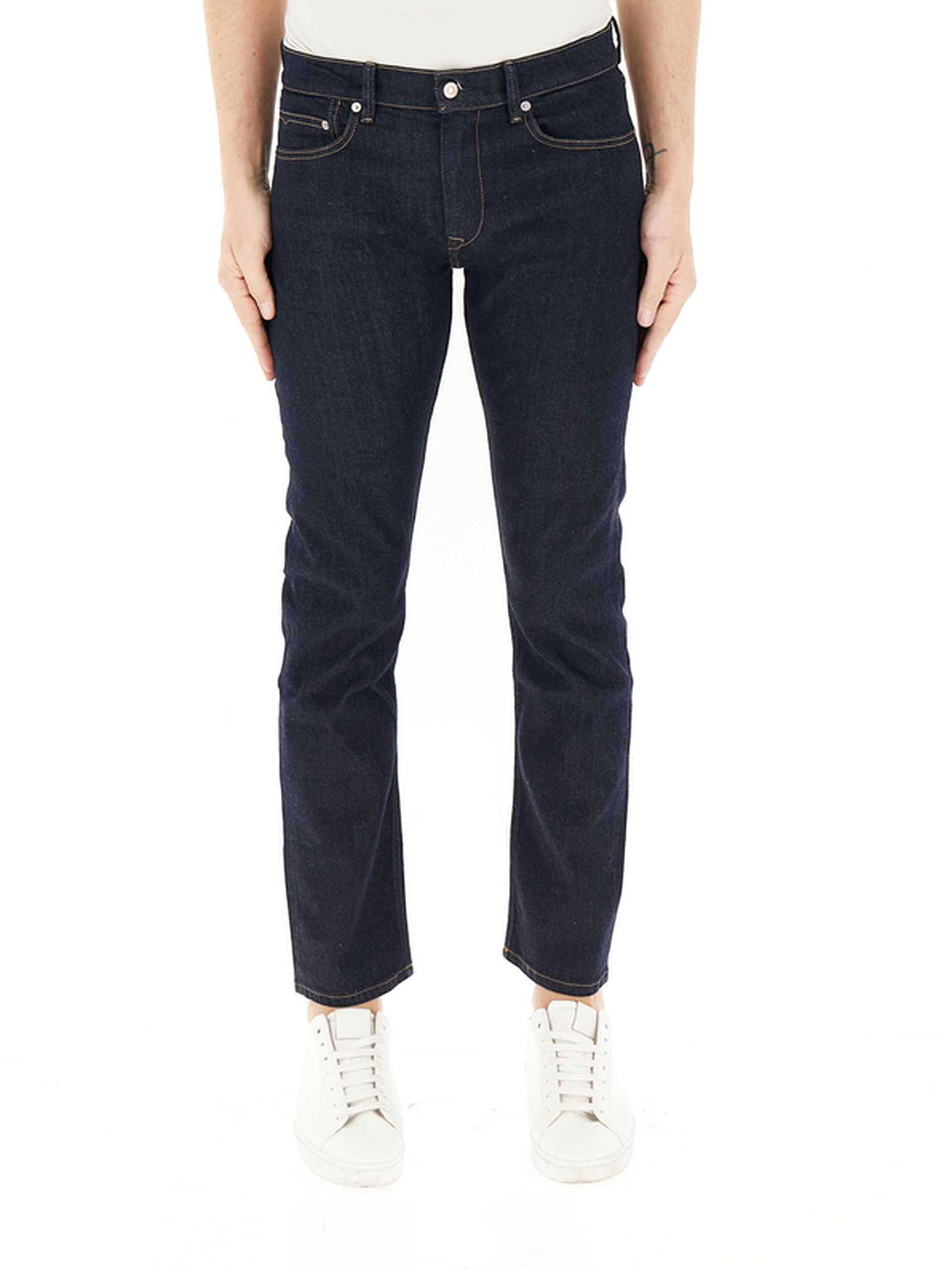 Jeans straight leg BLU NAVY
