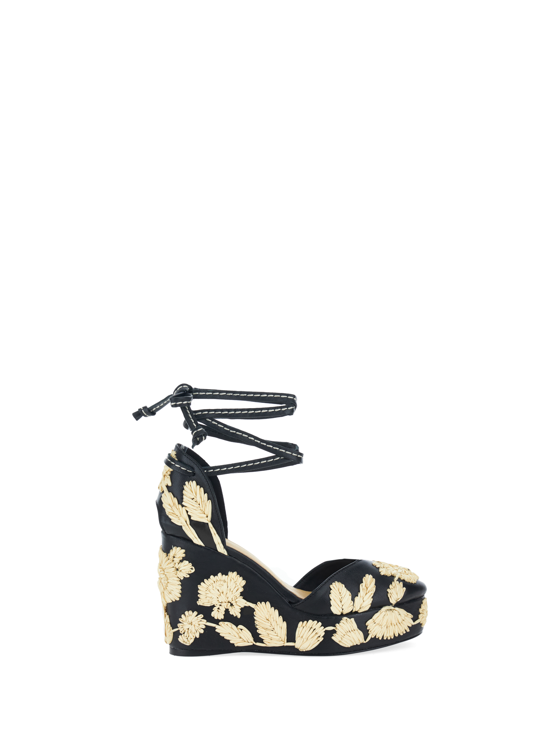 CASTAÑER Espadrillas con zeppa NERO
