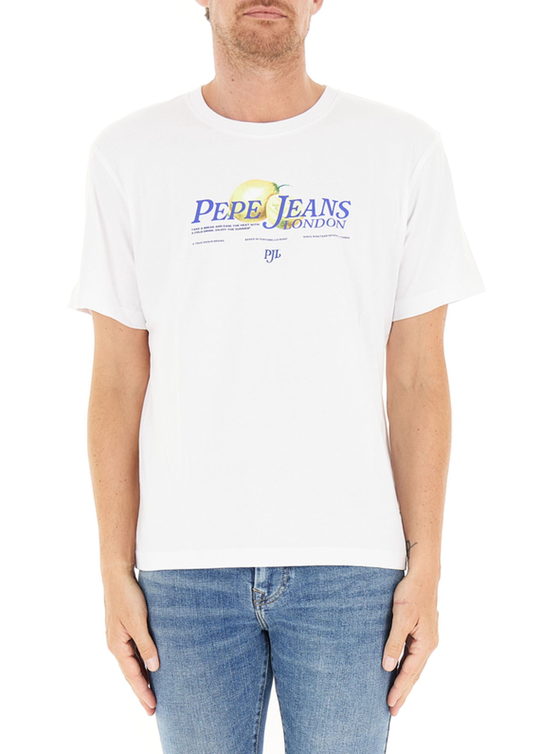T-shirt girocollo BIANCO XL