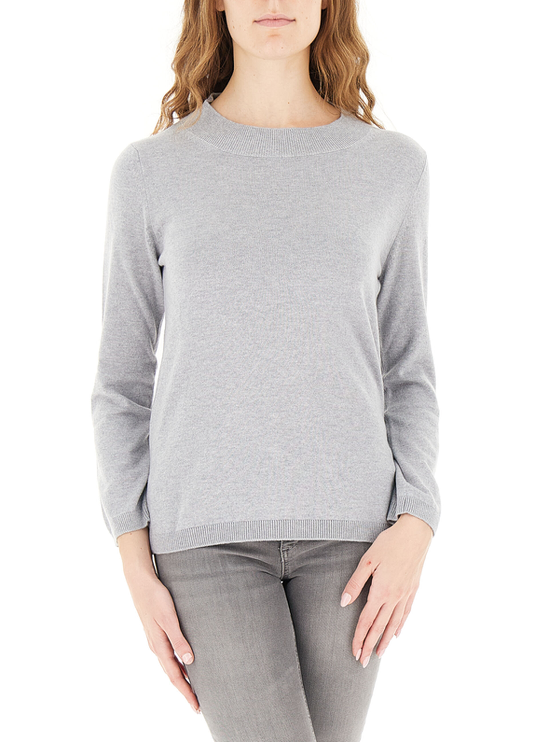 Maglione misto lana GRIGIO CHIARO 42