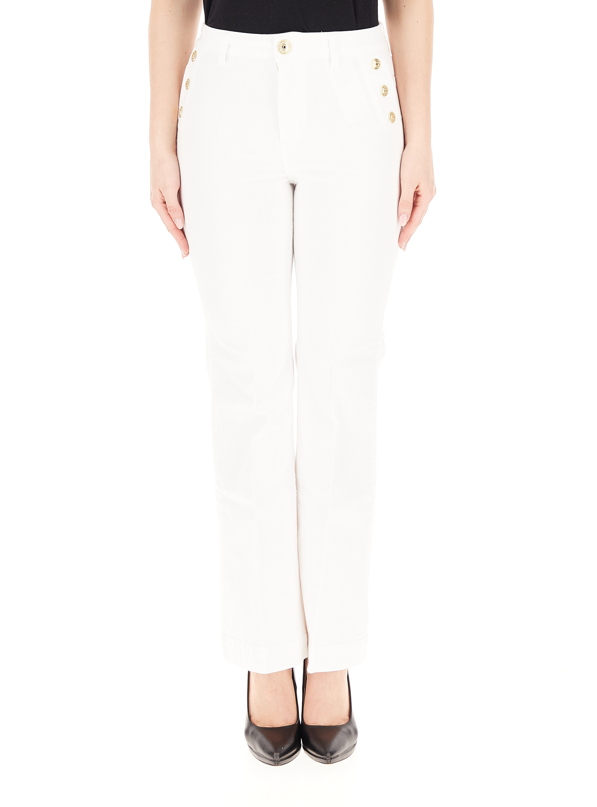 Pantalone a sigaretta BIANCO 31