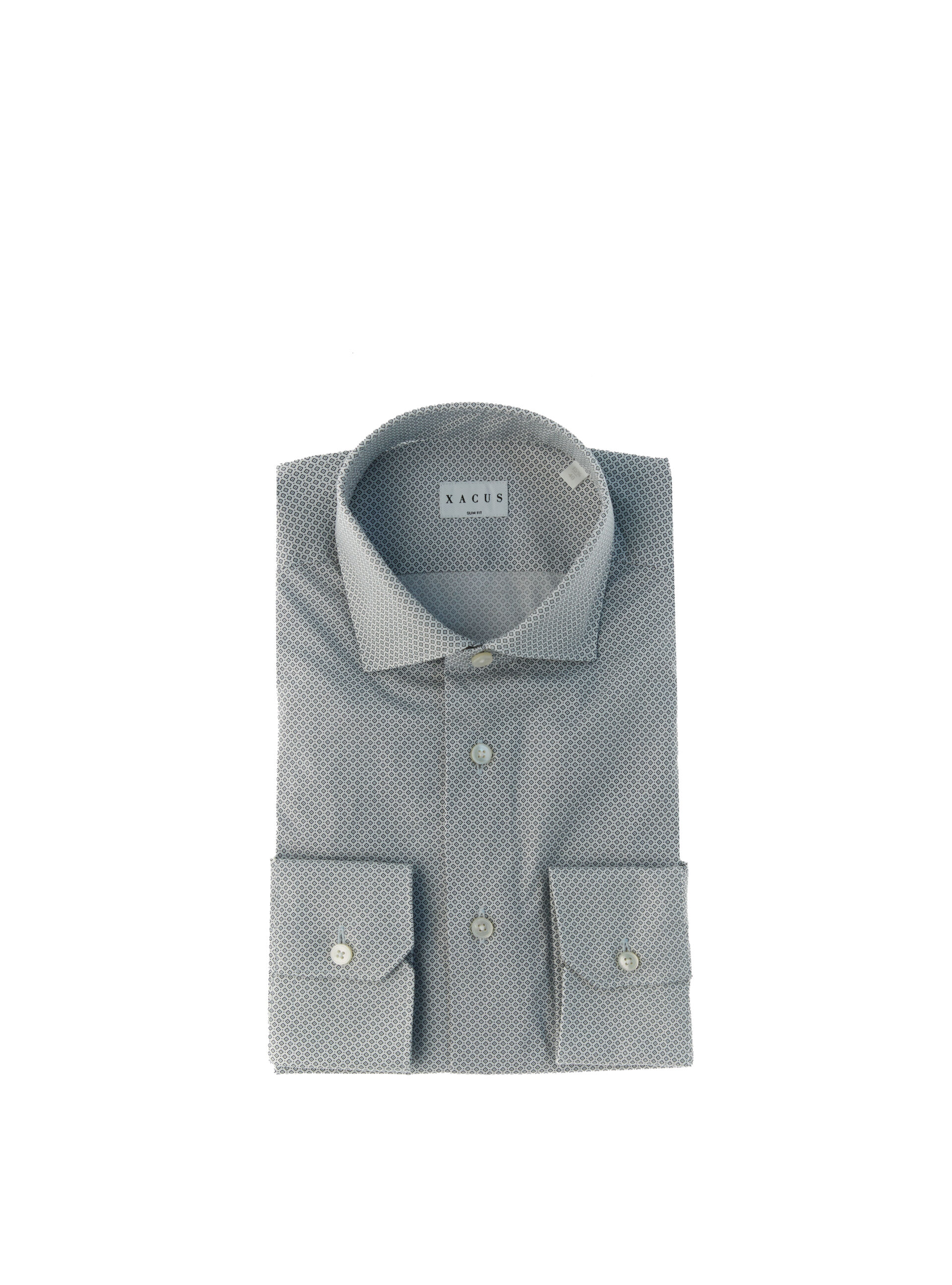 Camicia in cotone GRIGIO CHIARO