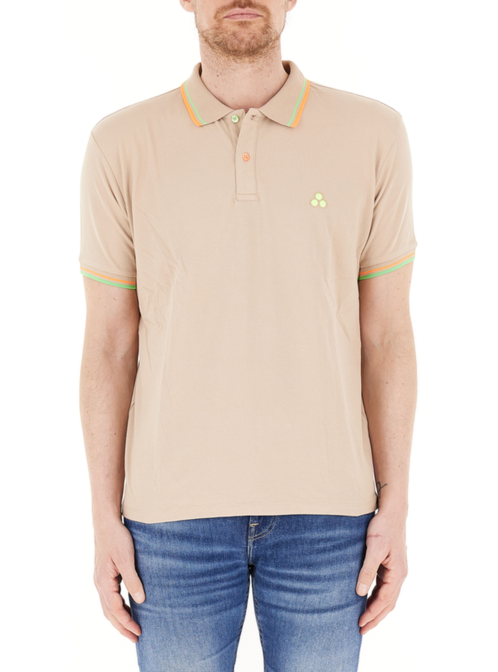PEUTEREY Polo maniche corte BEIGE