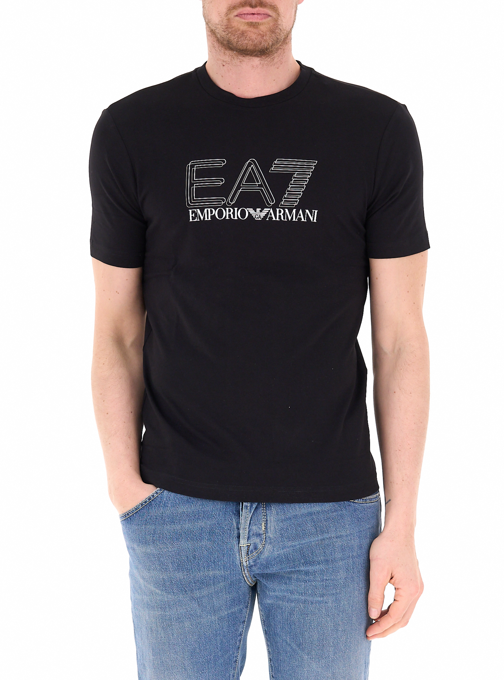 T-shirt girocollo NERO