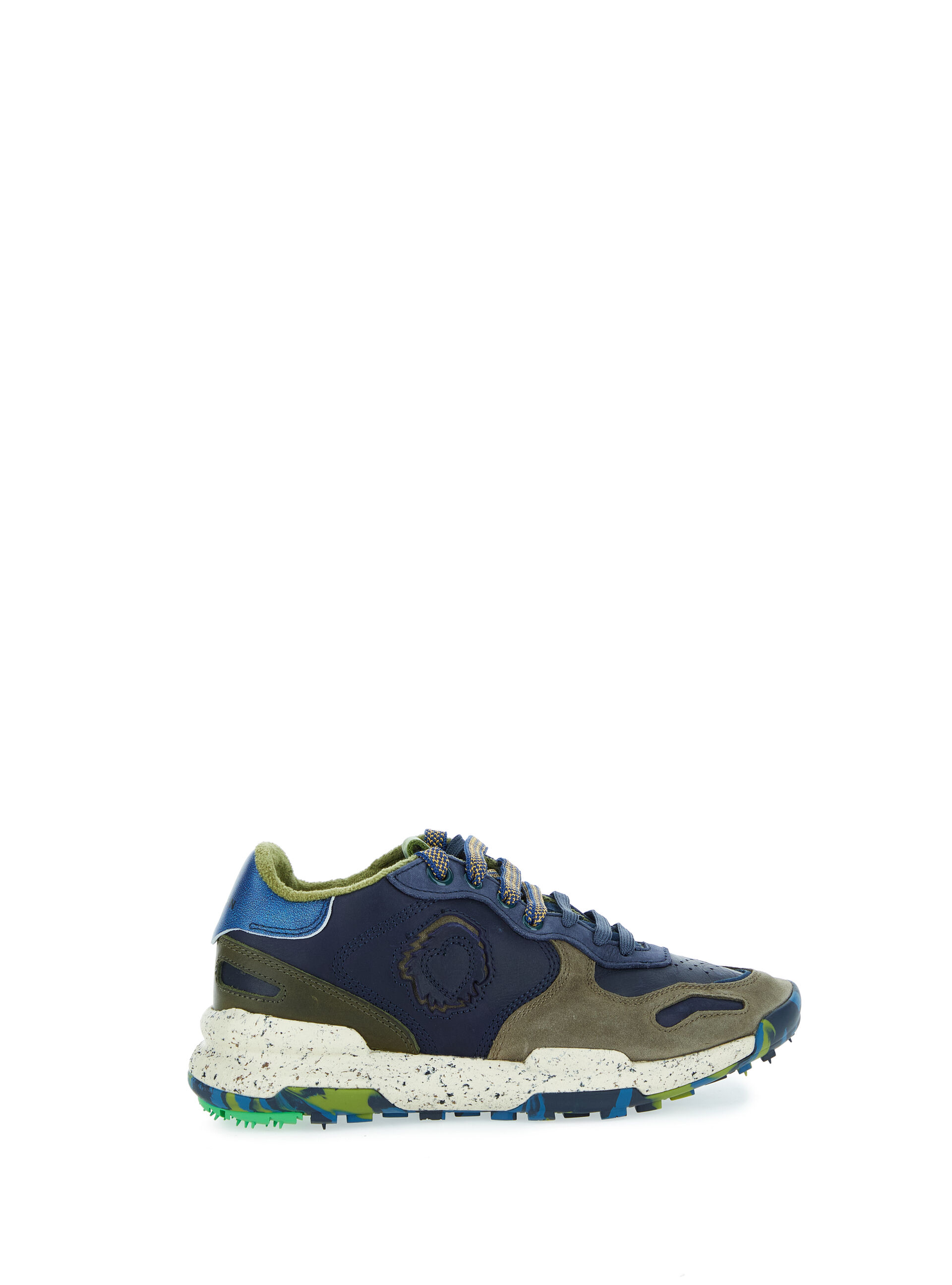 Sneakers in pelle BLU NAVY 43