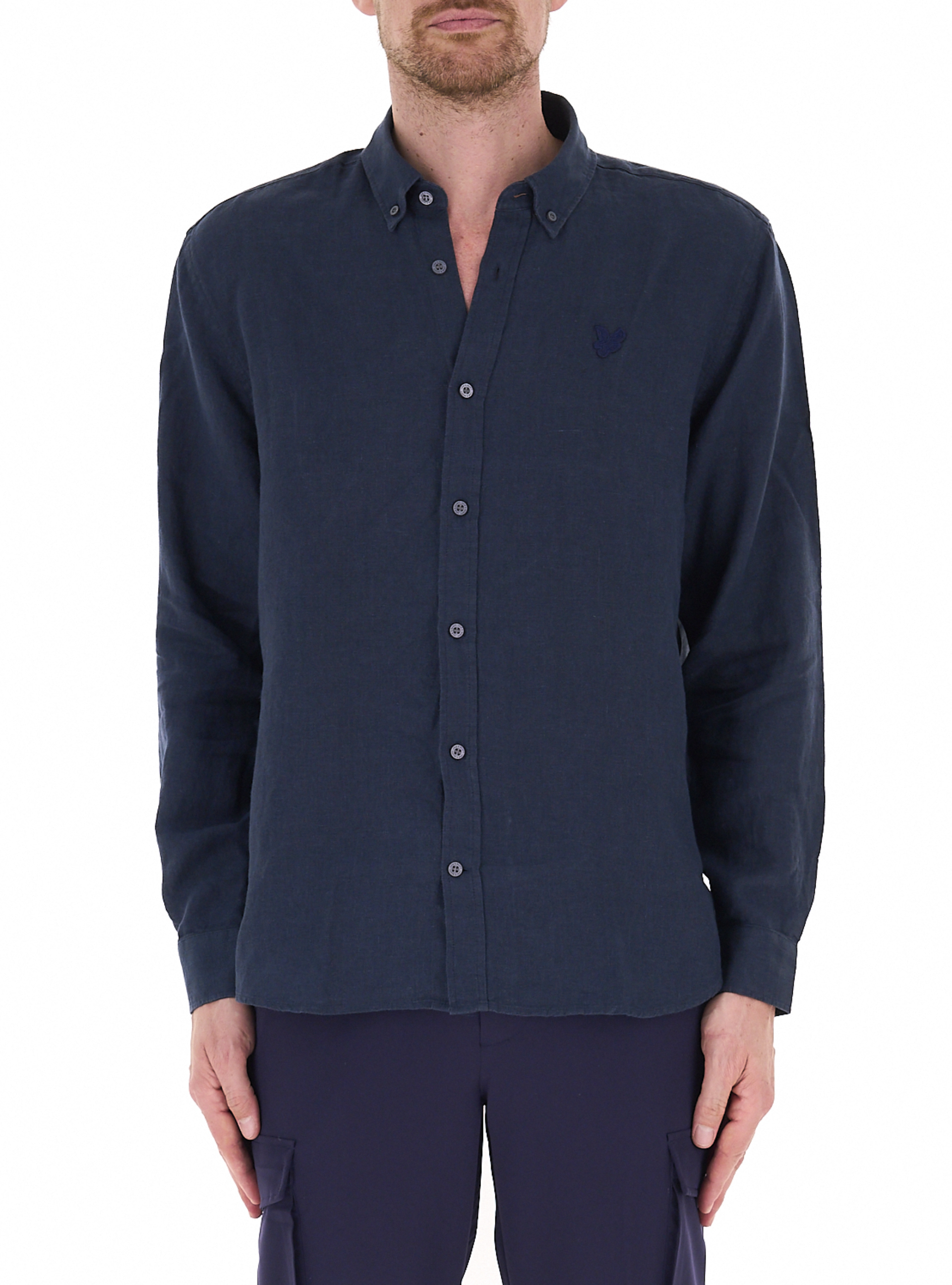 Camicia in lino BLU NAVY