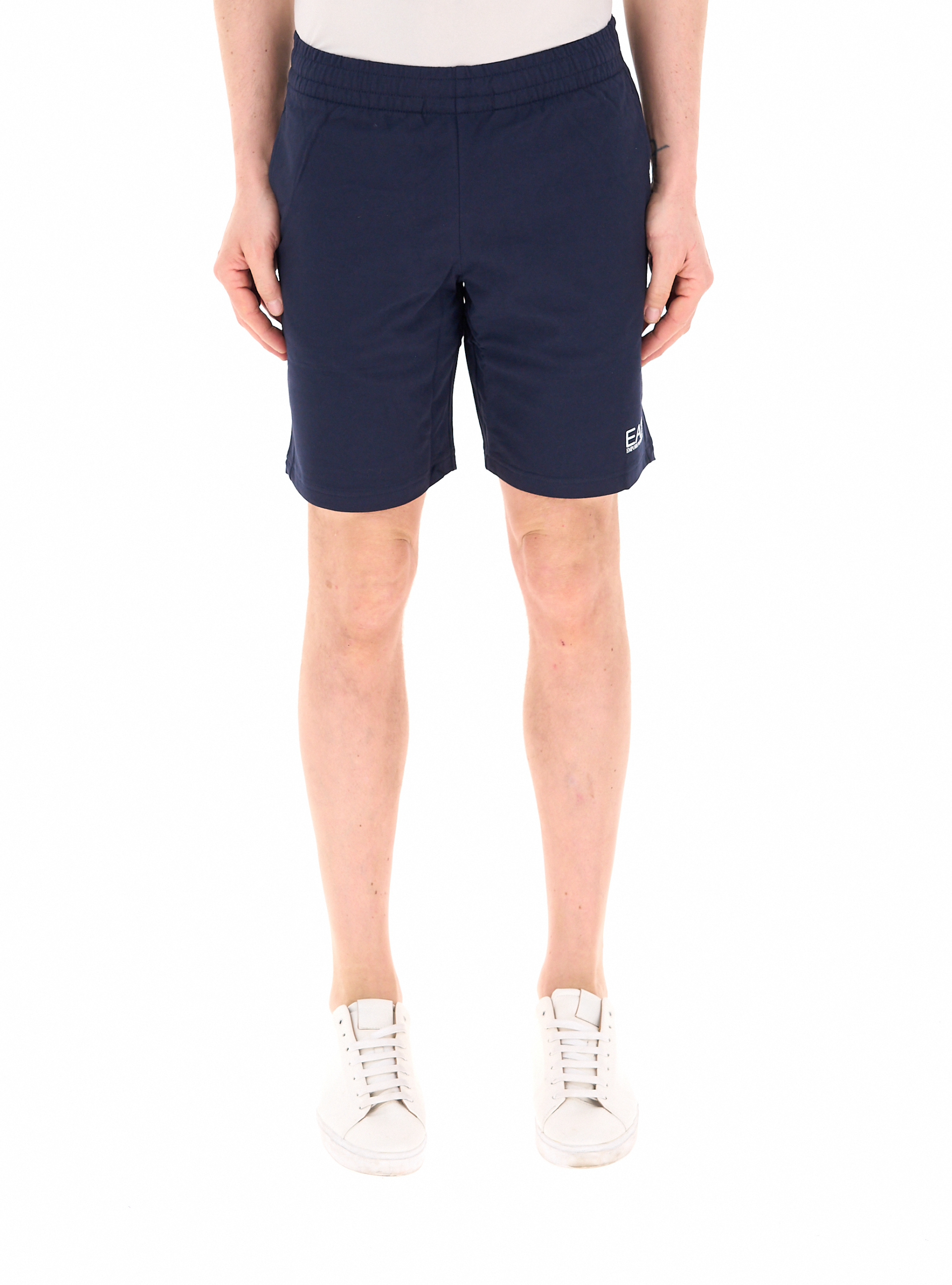 Bermuda in cotone BLU NAVY