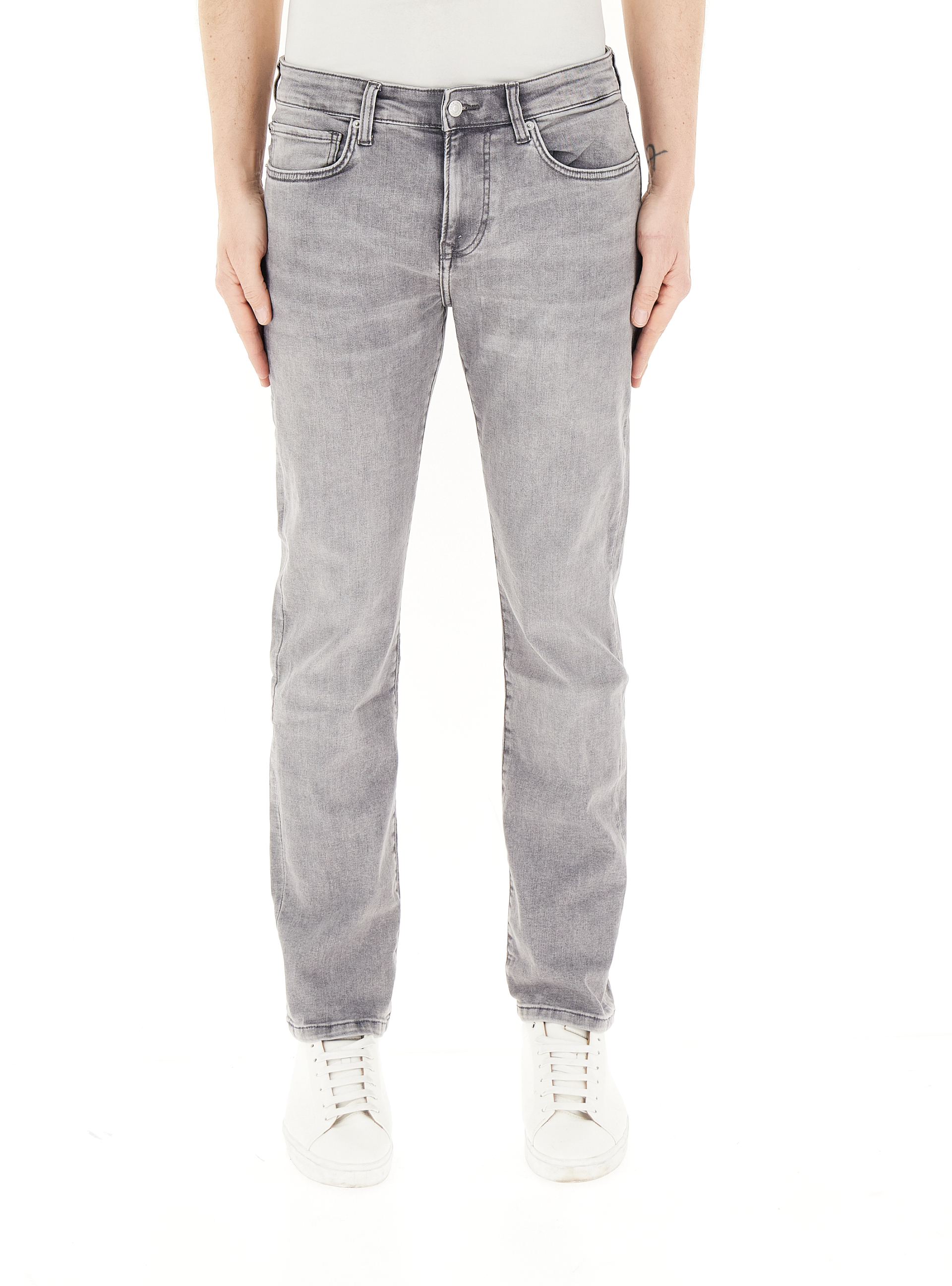 Jeans straight leg GRIGIO CHIARO 32