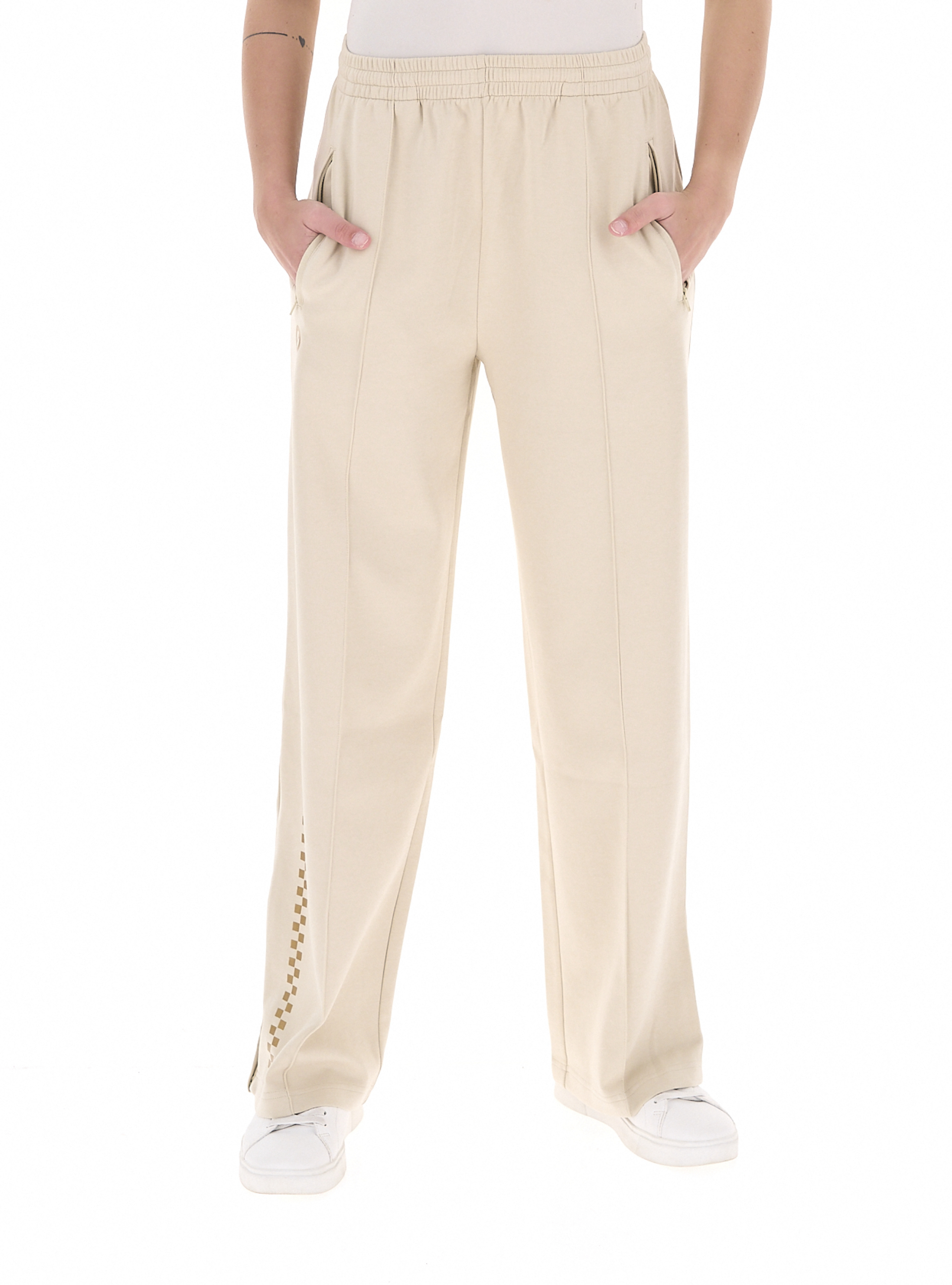 NO NAME Pantalone in felpa BEIGE