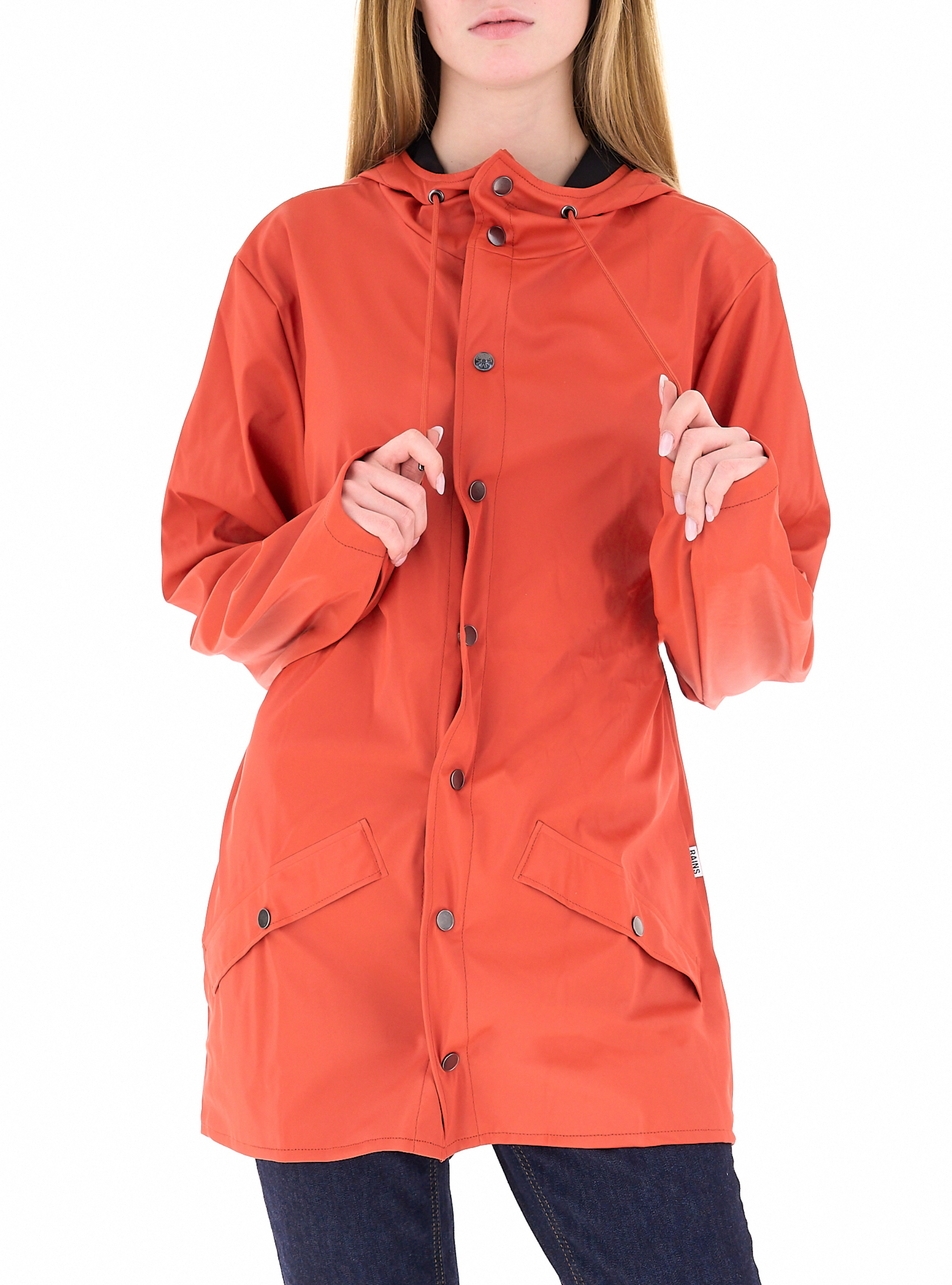 Giubbino con cappuccio ARANCIO INTENSO XS