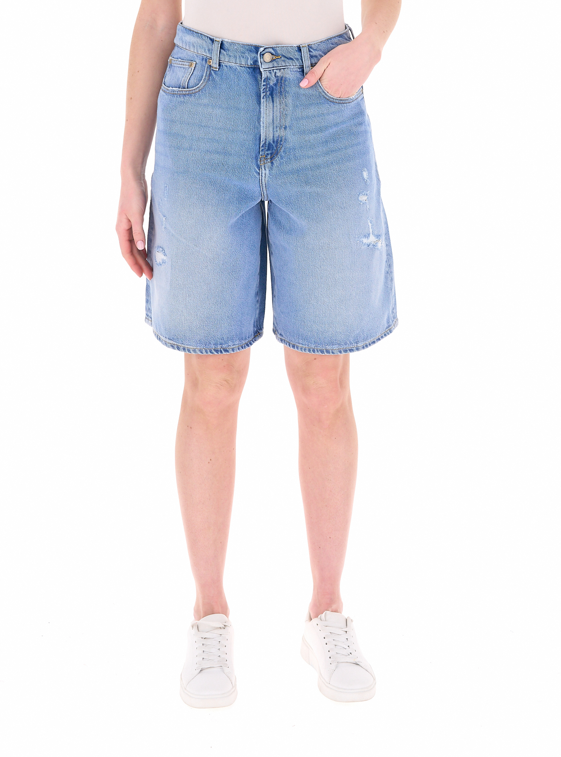 Bermuda in jeans AZZURRO CHIARO