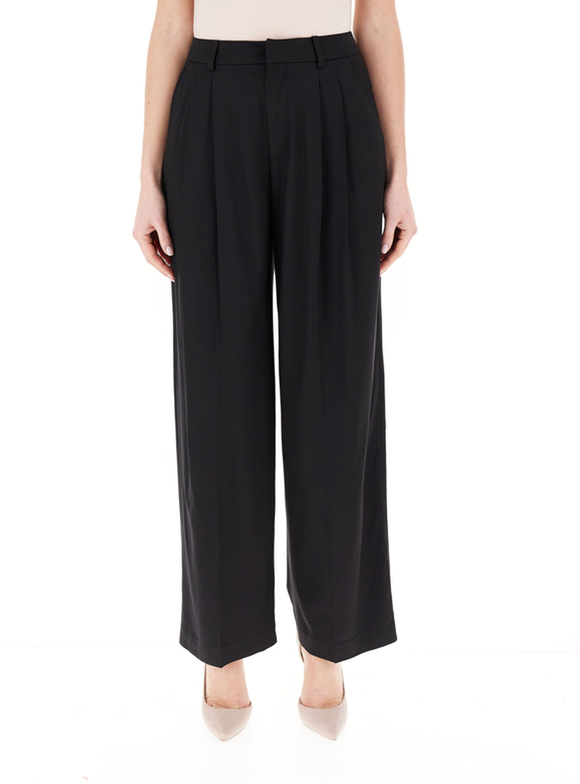 Guess Pantalone con pinces NERO