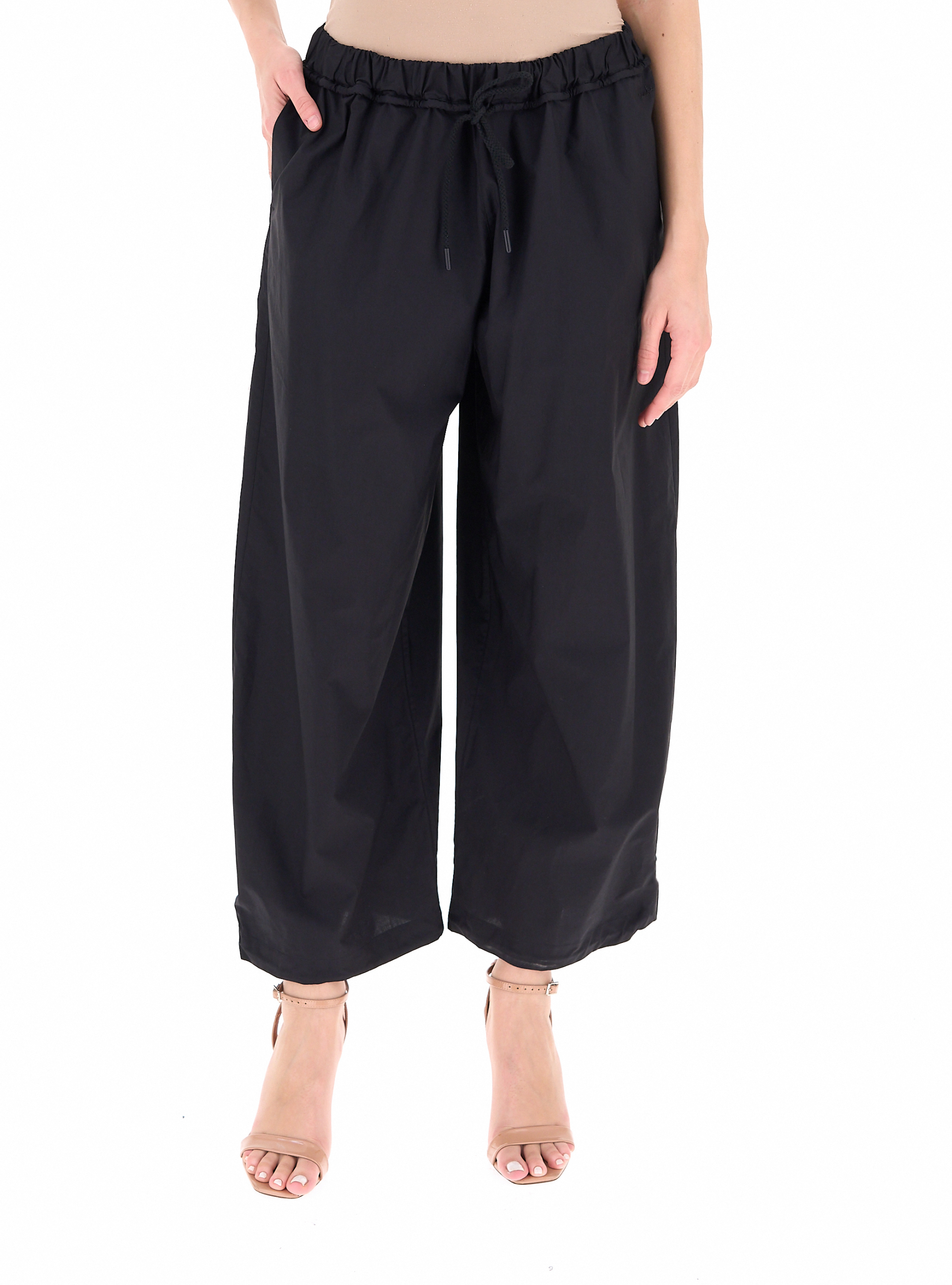 Pinko Pantalone wide leg NERO