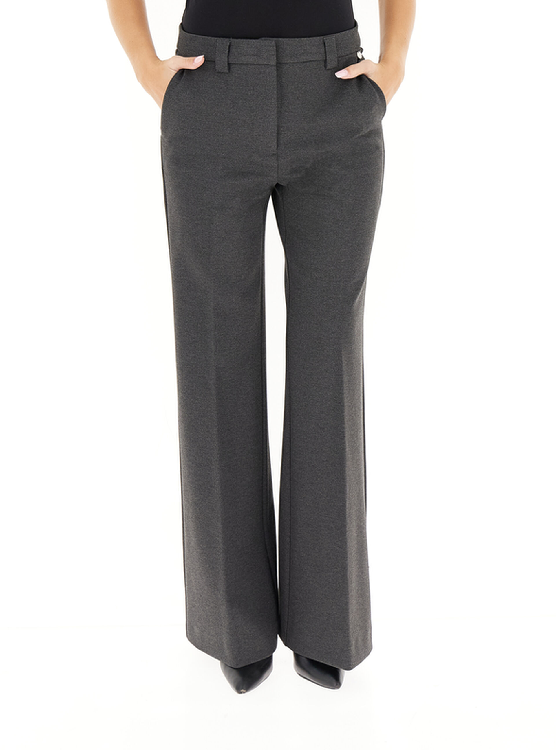 LIU JO Pantalone flare GRIGIO